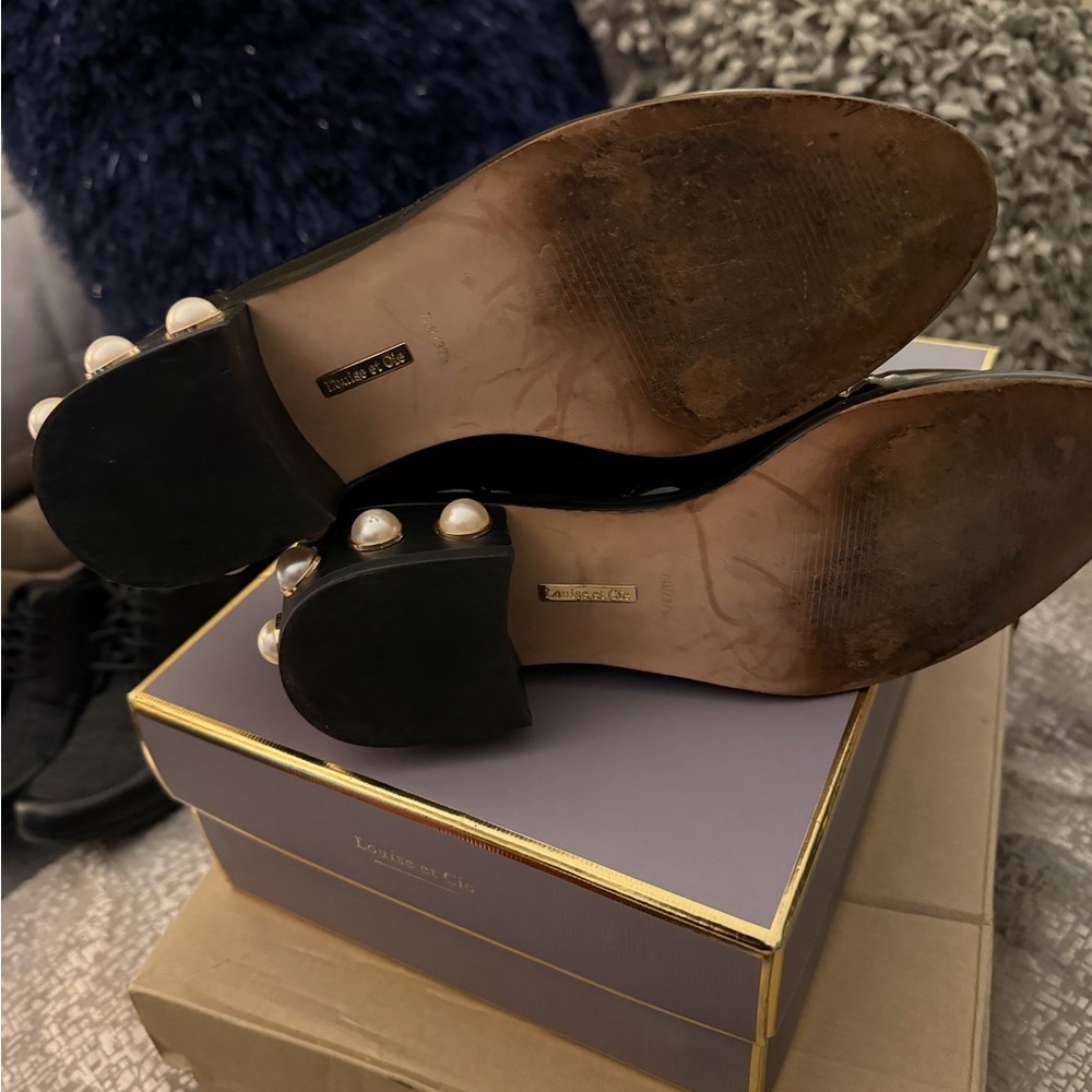 Louise et Cie Black Patent Leather Loafers - Picture 3 of 3